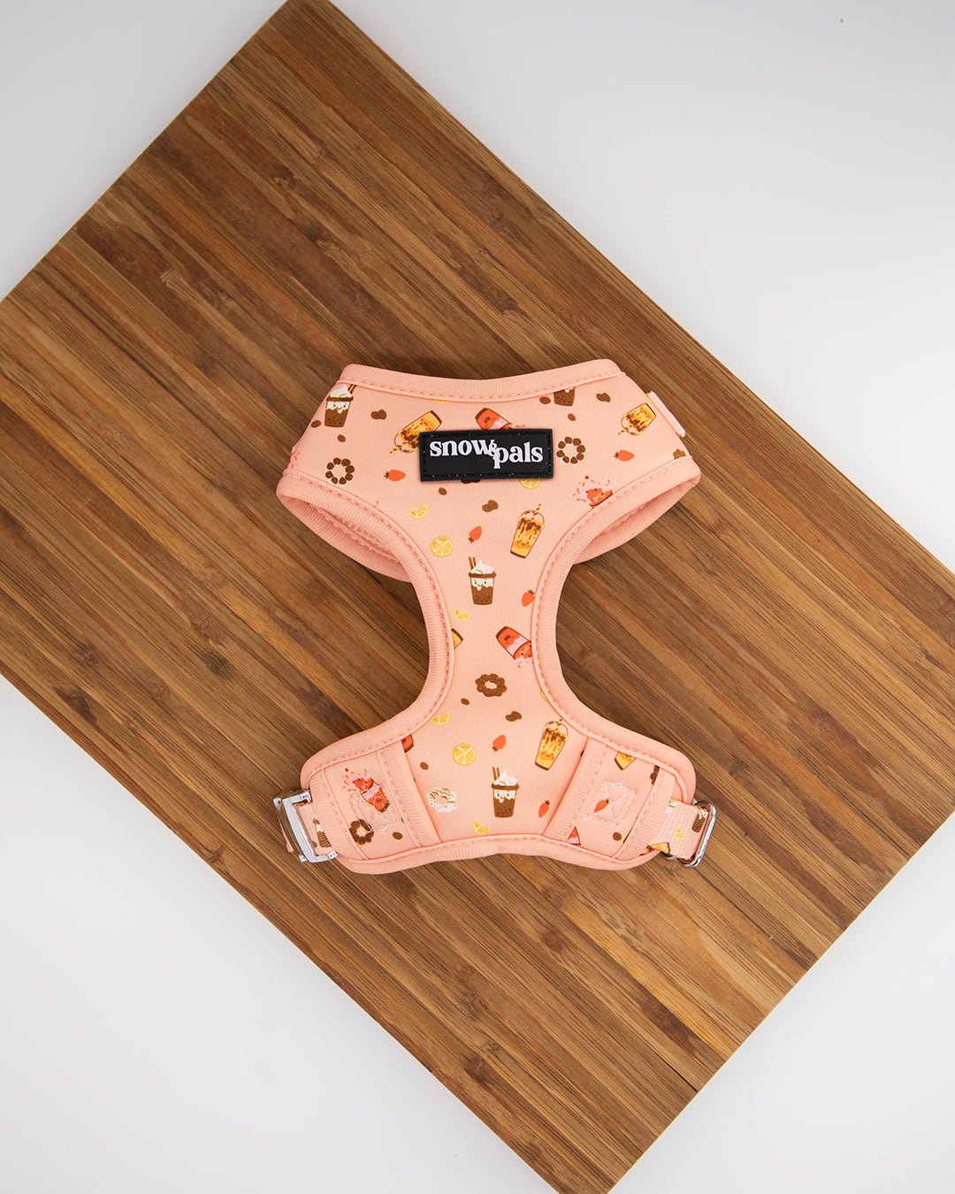 Dog harness with boba design