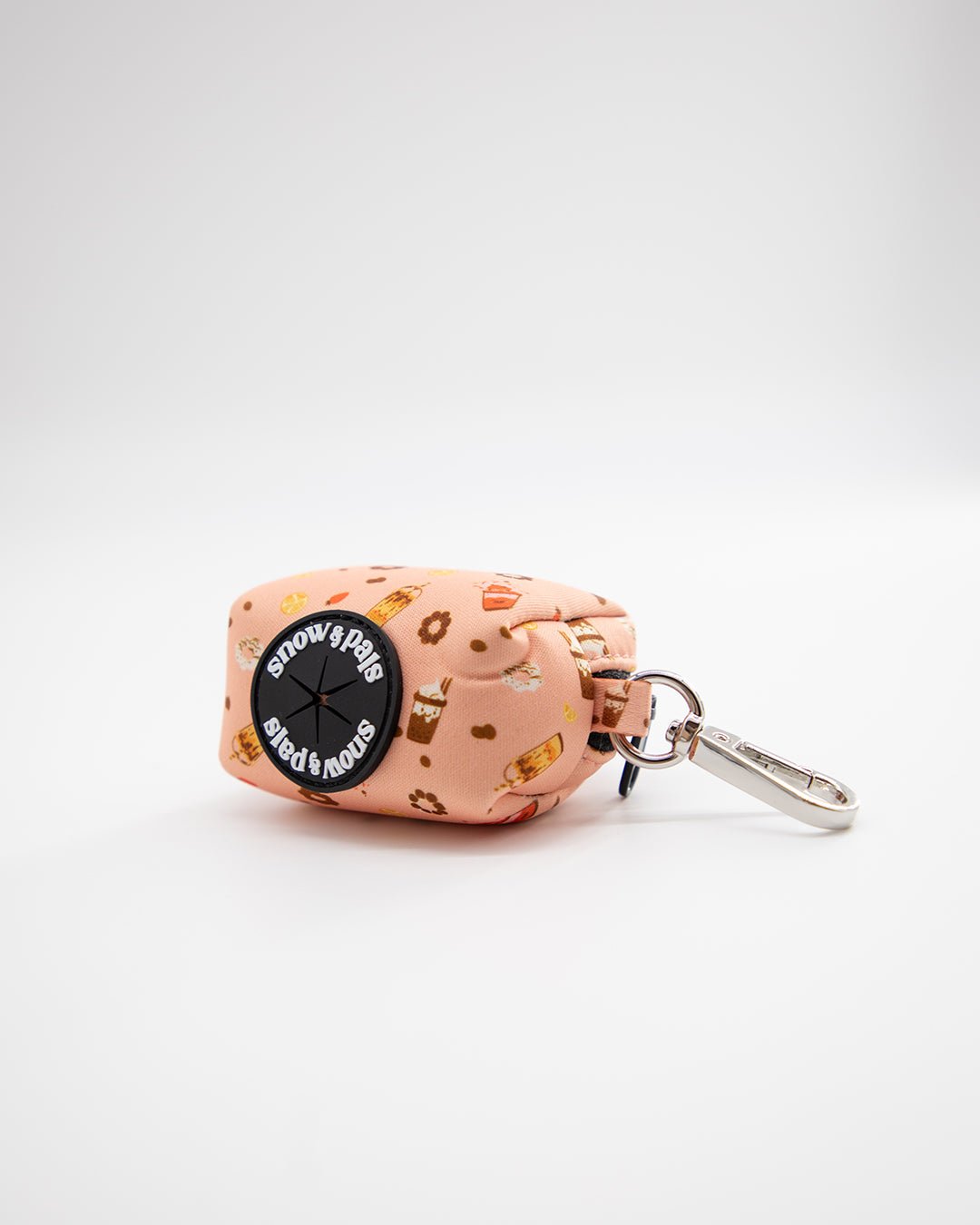 Poop bag with coffee design