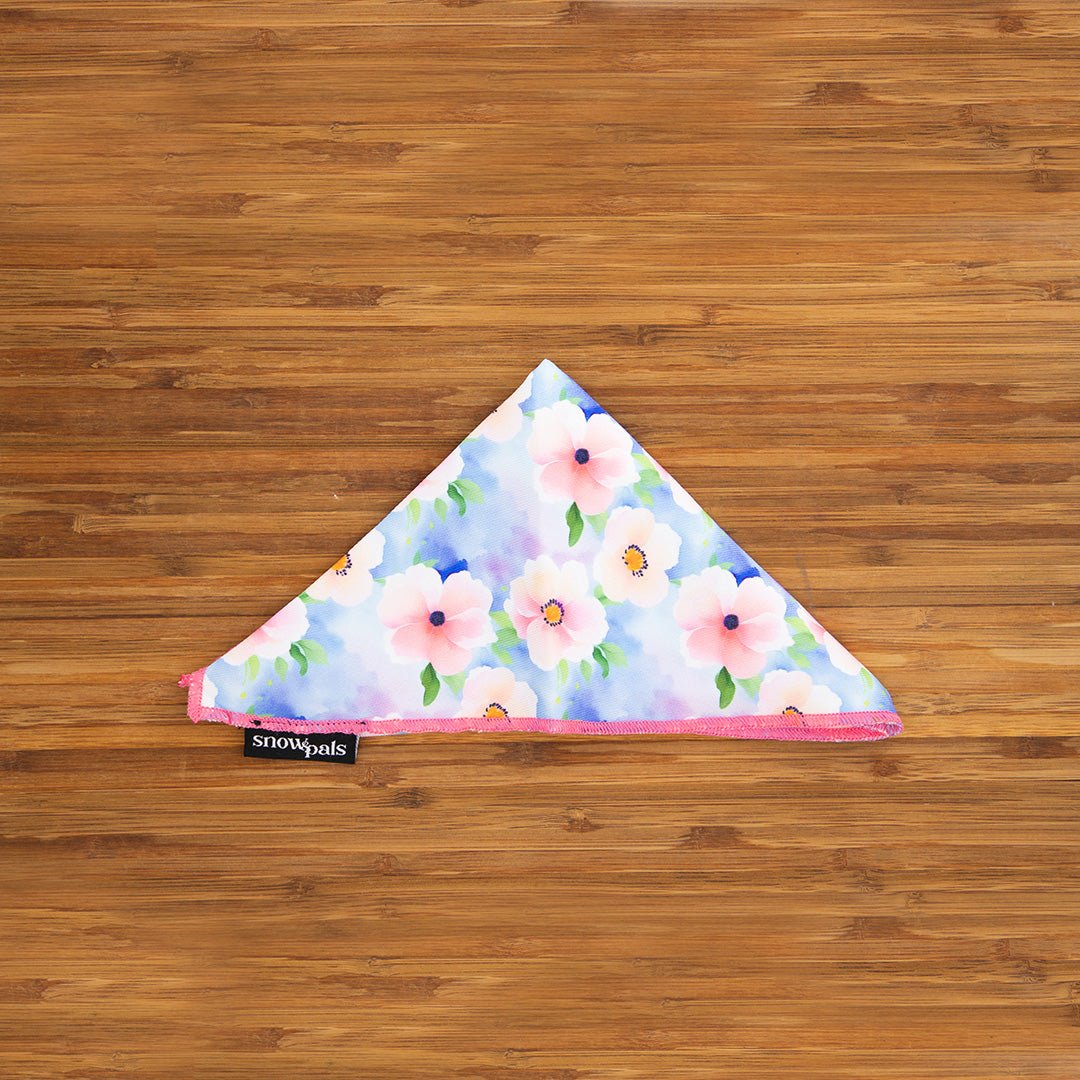 Pink blossom bandana