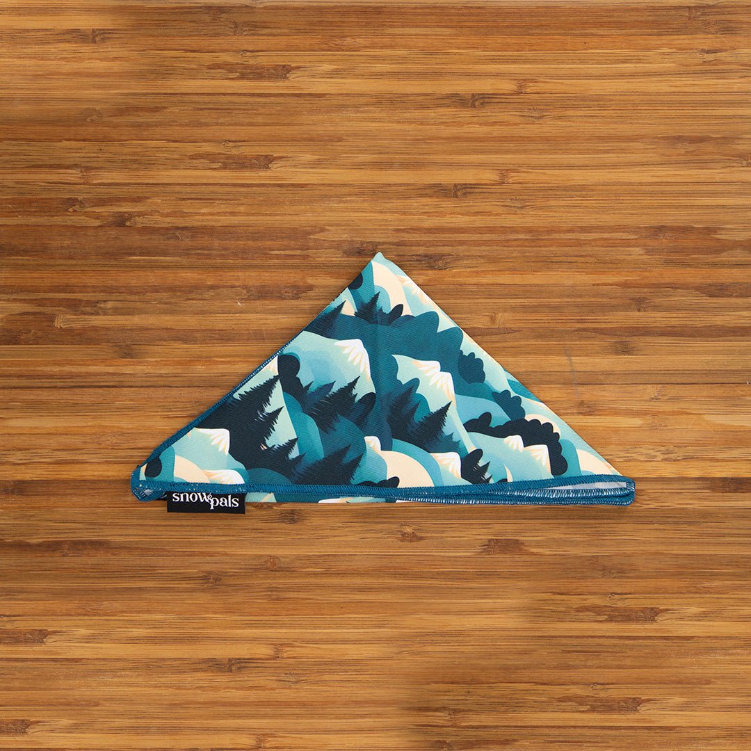 Green mountain range bandana