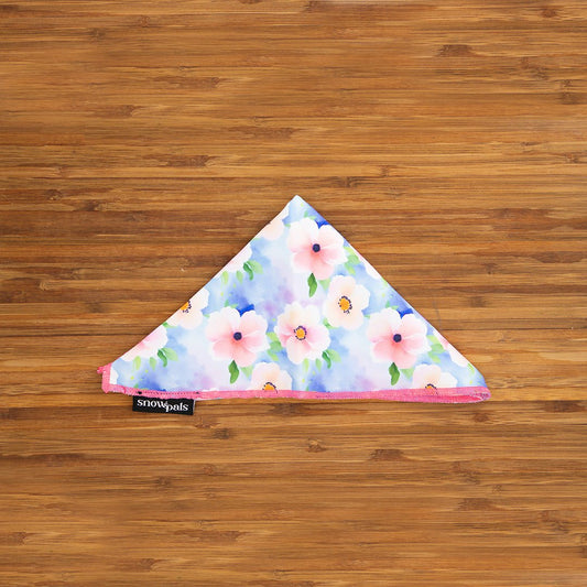 Delicate Blooms Bandana - Snow & Pals